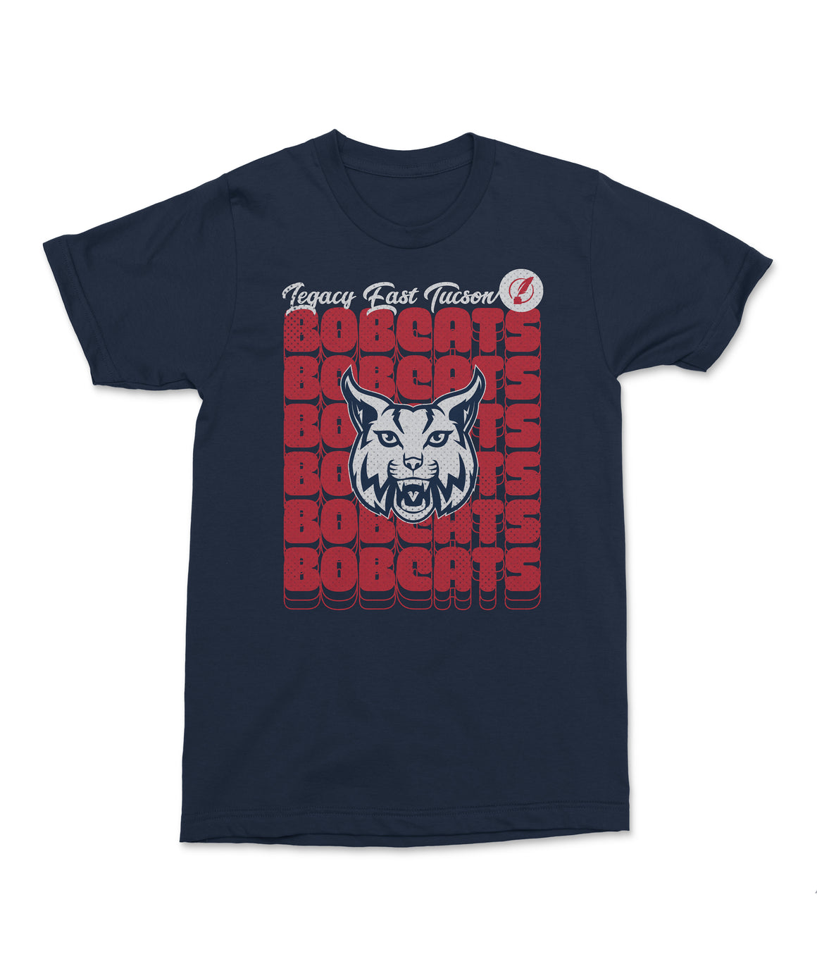 Legacy Traditional School East Tucson - Navy Retro Look Shirt