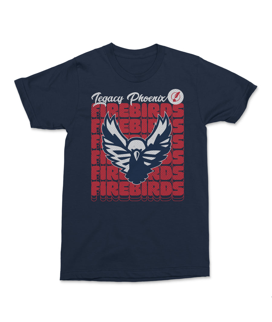 Legacy Traditional School Phoenix - Navy Retro Look Shirt