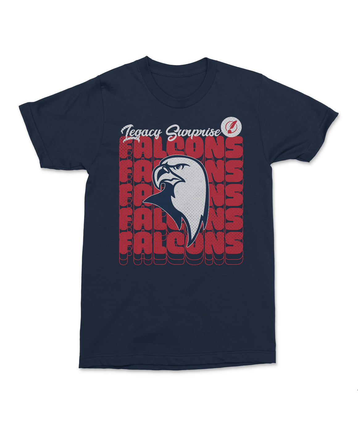 Legacy Traditional School Surprise - Navy Retro Look Shirt